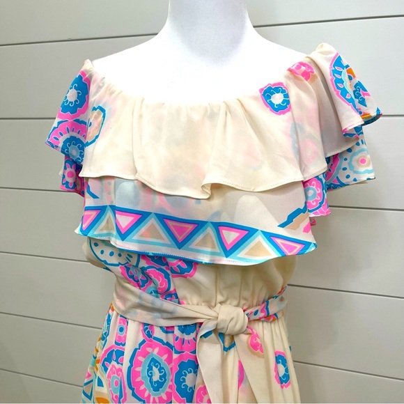 Julie Brown Bobbie Dress Off Shoulder - Picture 3 of 8